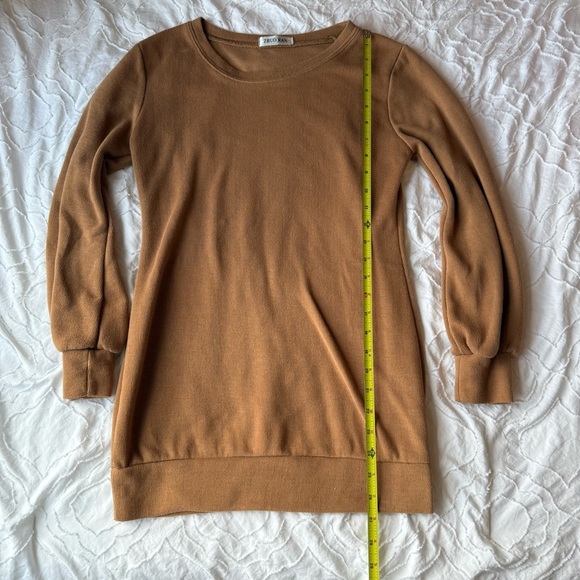 Zhukov Ran Tan Women's Crew Neck Sweater Basic Fall Layering Piece - Picture 2 of 6